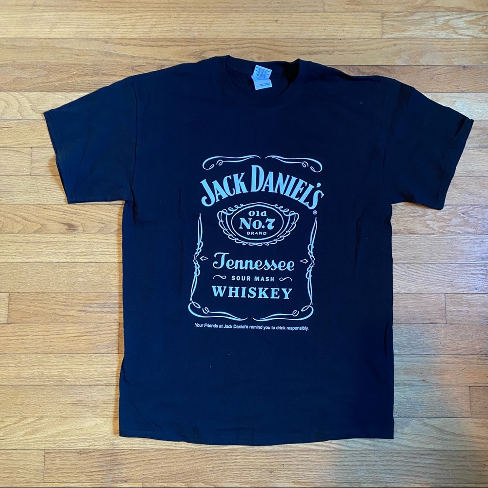 Jack Daniels Black Short Sleeve Shirt NWOT